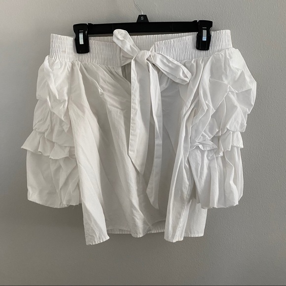 Zara Off the Shoulder Puff Sleeve - Picture 3 of 8